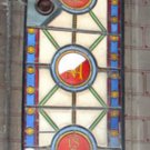 Chapel stained glass window that needs restoration.