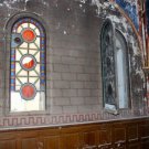 The two Chapel windows in need of restoration.