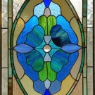 Heavenly Blue Stained Glass crop