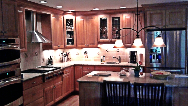 Beveled Glass Kitchen Cabinet Panels | McLean Stained ...
