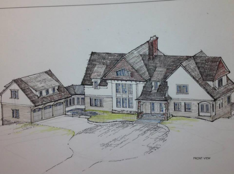 Rob Morris\' original rendering of the Sparta house.