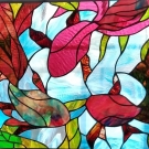 Three Pink Koi 2