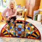 Victorian Floral Transom