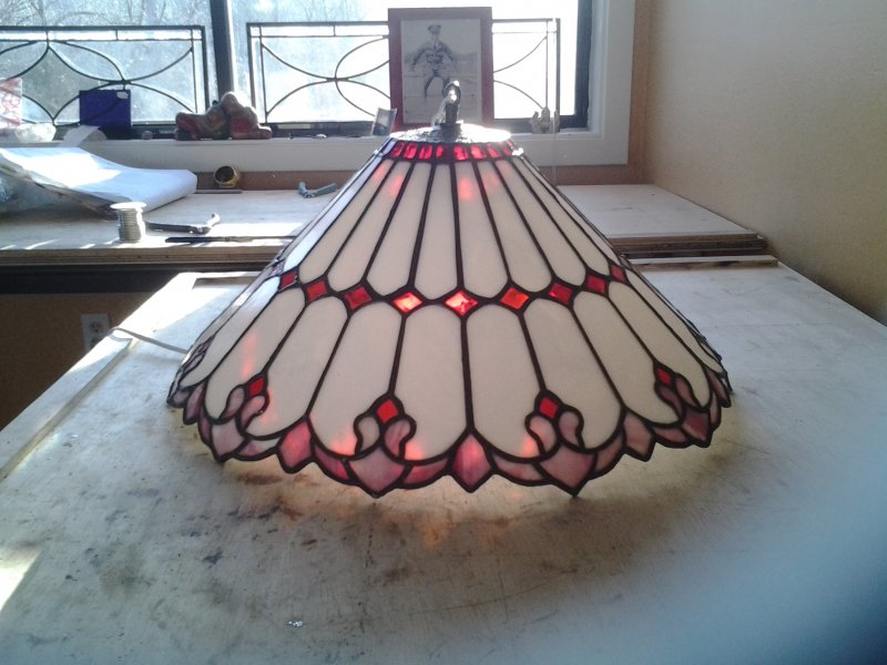 Lamp REPAIRED in studio